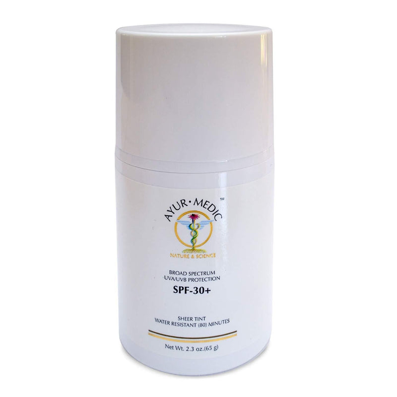 Ayur Medic SPF 30+ Sheer-Tinted Sunscreen Water Resistant 30 Min. - BeesActive Australia