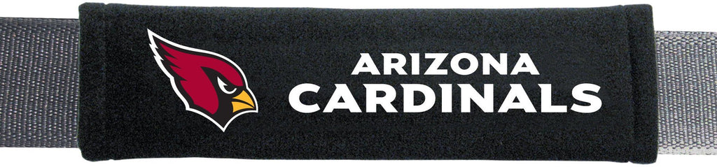NFL Seat Belt Pads (Pack of 2) Arizona Cardinals 10" x 2.5" (Pack of 2) Black/Team Colors - BeesActive Australia