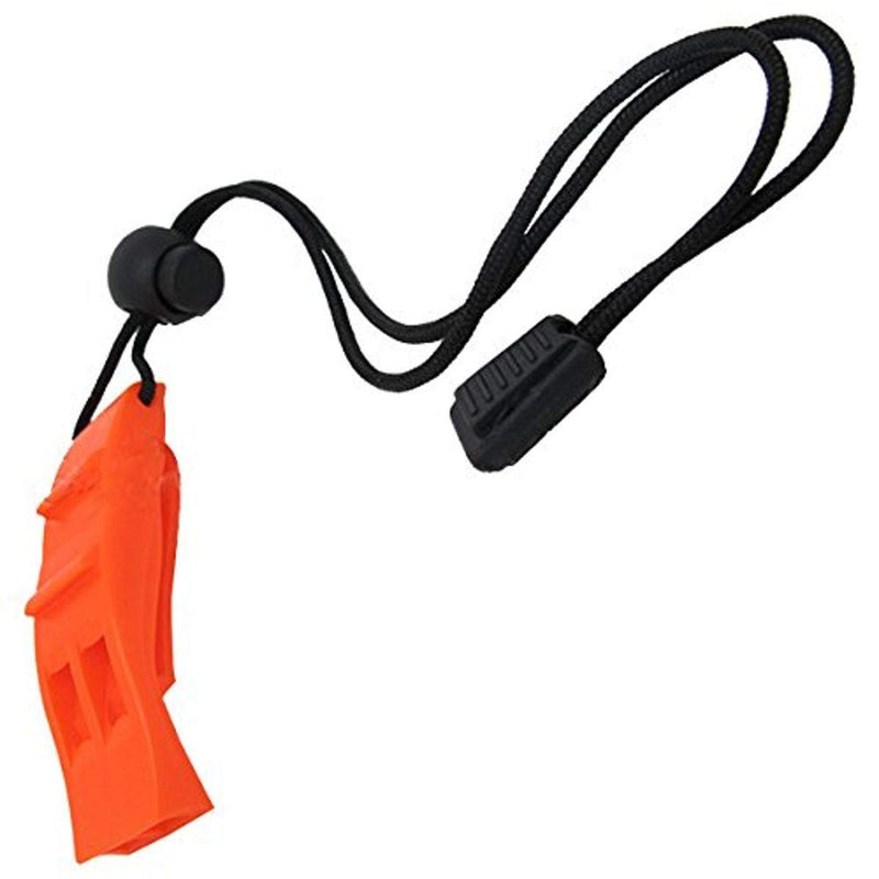 Scuba Diving Dive Safety Dolphin Shape Whistle Loudest w/Lanyard & Clip Orange - BeesActive Australia