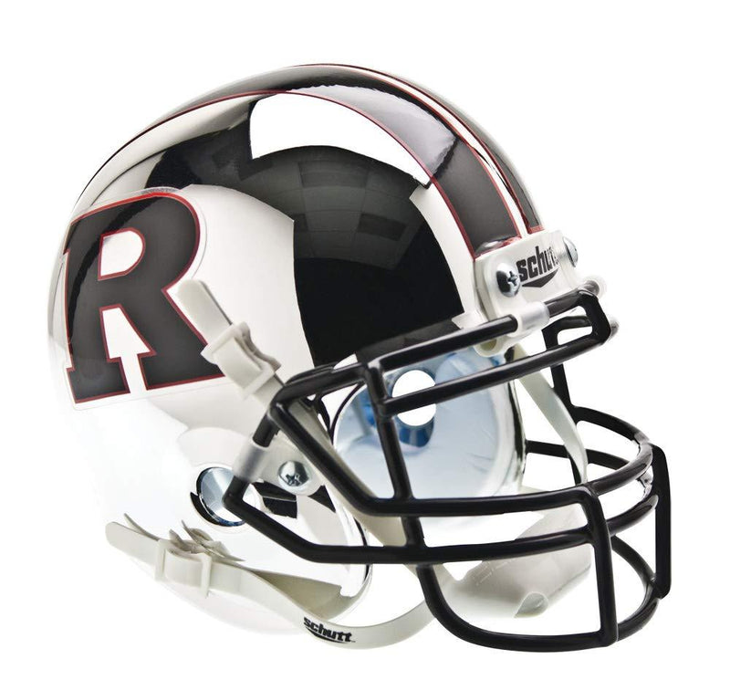 Schutt NCAA Rutgers Scarlet Knights Mini Authentic XP Football Helmet Alt. 5 - BeesActive Australia
