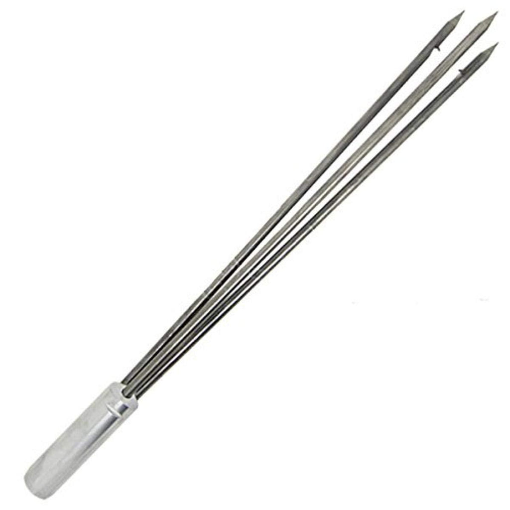 [AUSTRALIA] - Scuba Choice Spearfishing 12-Inch Stainless Steel Pole Spear Tip 3 Prong Barb Head Paralyzer 