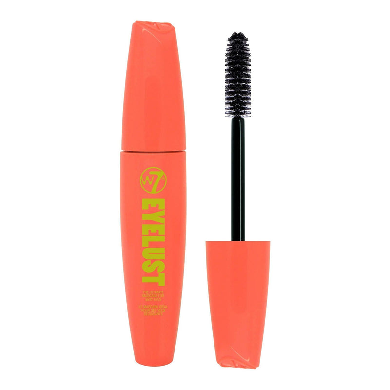 W7 | Eyelust Mascara | Long-Lasting Formula | Black Mascara With Thick Bristle Shaped Brush For Volume And Length | Cruelty Free Eye Makeup - BeesActive Australia