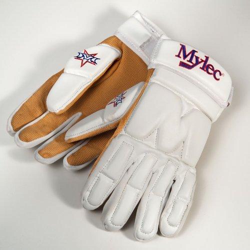 [AUSTRALIA] - Mylec Elite Street/Dek Hockey Gloves Medium White 