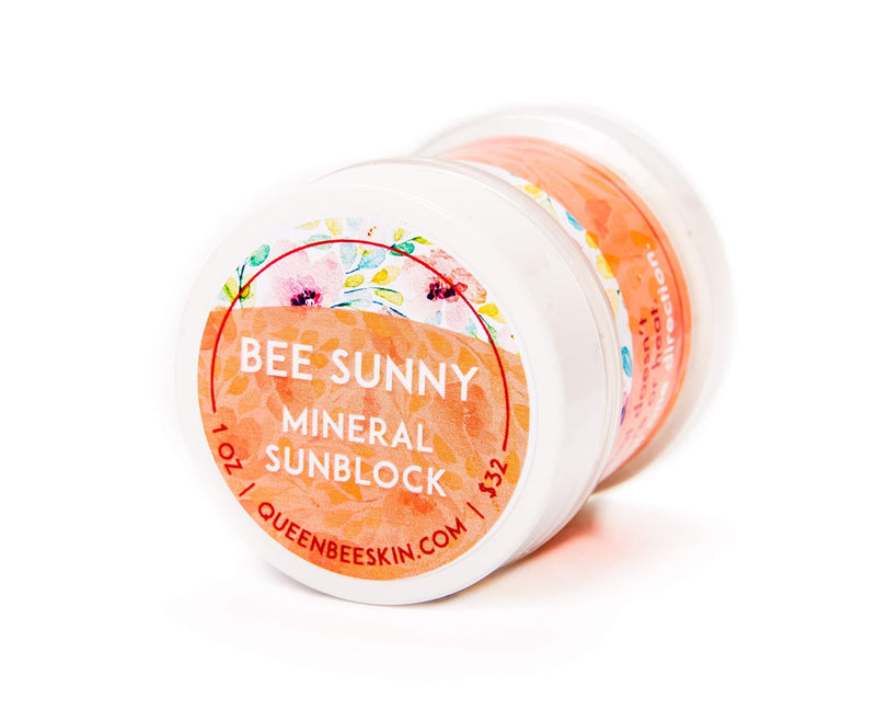 Bee Sunny Sport SPF 35 Mineral Powder Sunscreen Zinc Oxide & Titanium Big Jar from Queen Bee - BeesActive Australia
