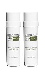 Surgeon's Skin Secret Beeswax Moisturizer 2.5oz. Twist-Up Stick (2 Pack) - Unscented Unscented  - BeesActive Australia