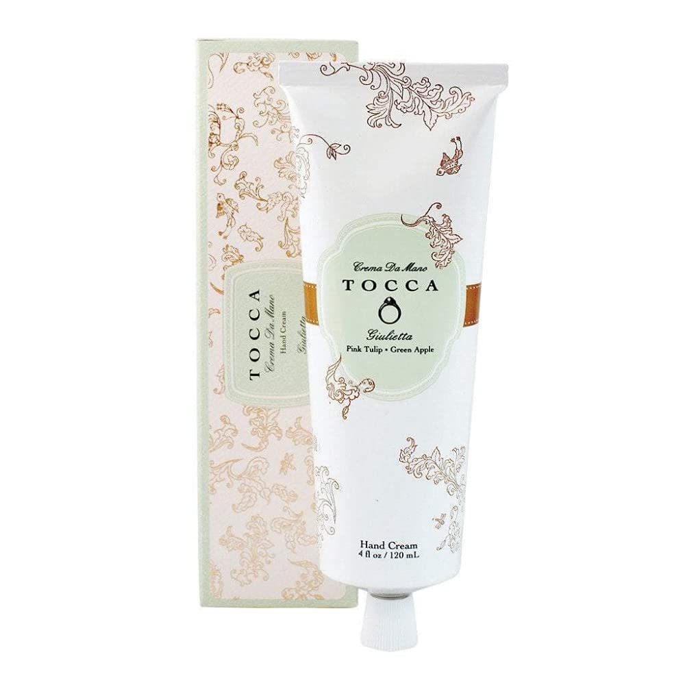 Tocca Crema de Mano Luxe, Giulietta: Pink Tulips, Green Apple, Vanilla Orchid. Moisturizing, Quick Absorbing Hand Cream, 4 oz. | 120 ml 4 Ounce - BeesActive Australia