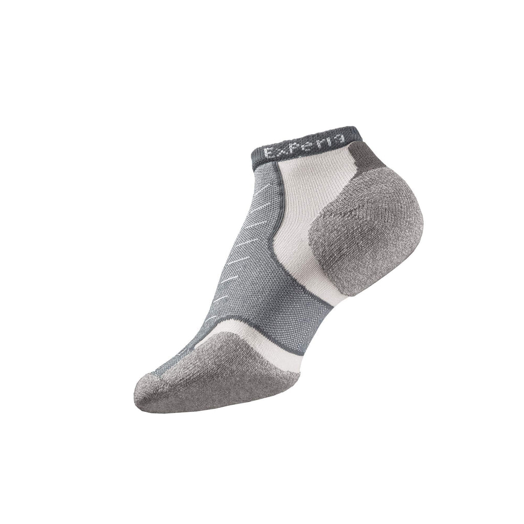 [AUSTRALIA] - Thorlos Experia Xccu Thin Cushion Running Low Cut Socks Small Grey 
