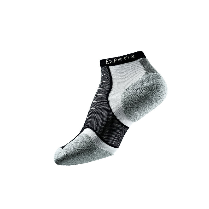 [AUSTRALIA] - Thorlos Experia Xccu Thin Cushion Running Low Cut Socks Medium White/Grey 