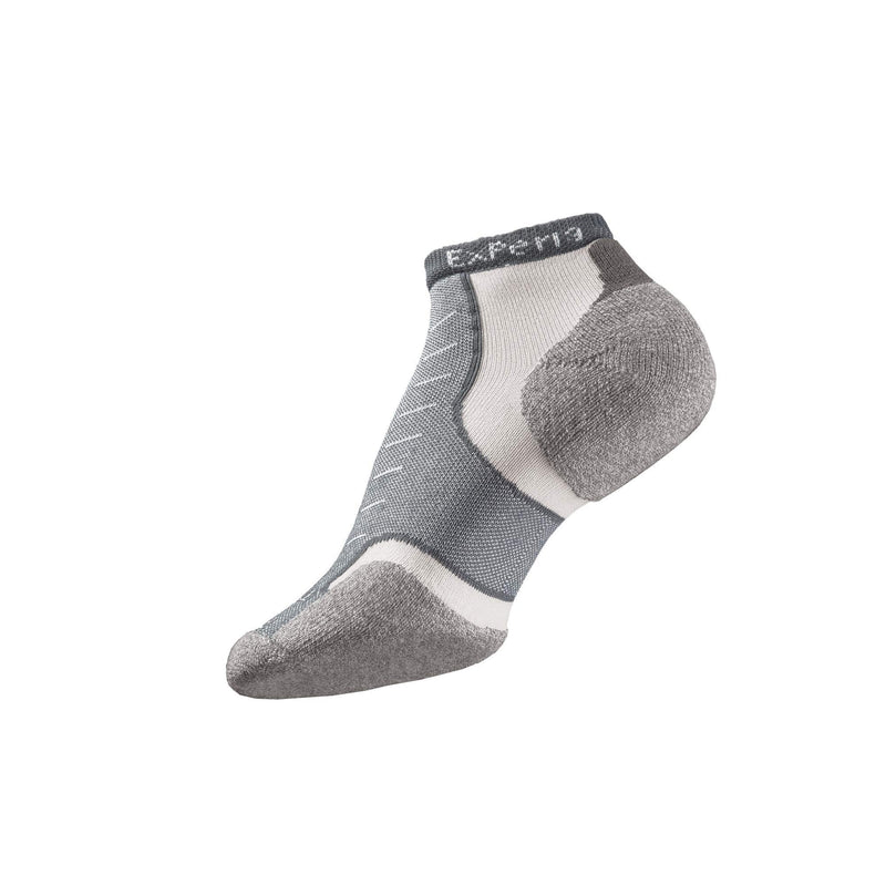 [AUSTRALIA] - Thorlos Experia Xccu Thin Cushion Running Low Cut Socks Large Grey 