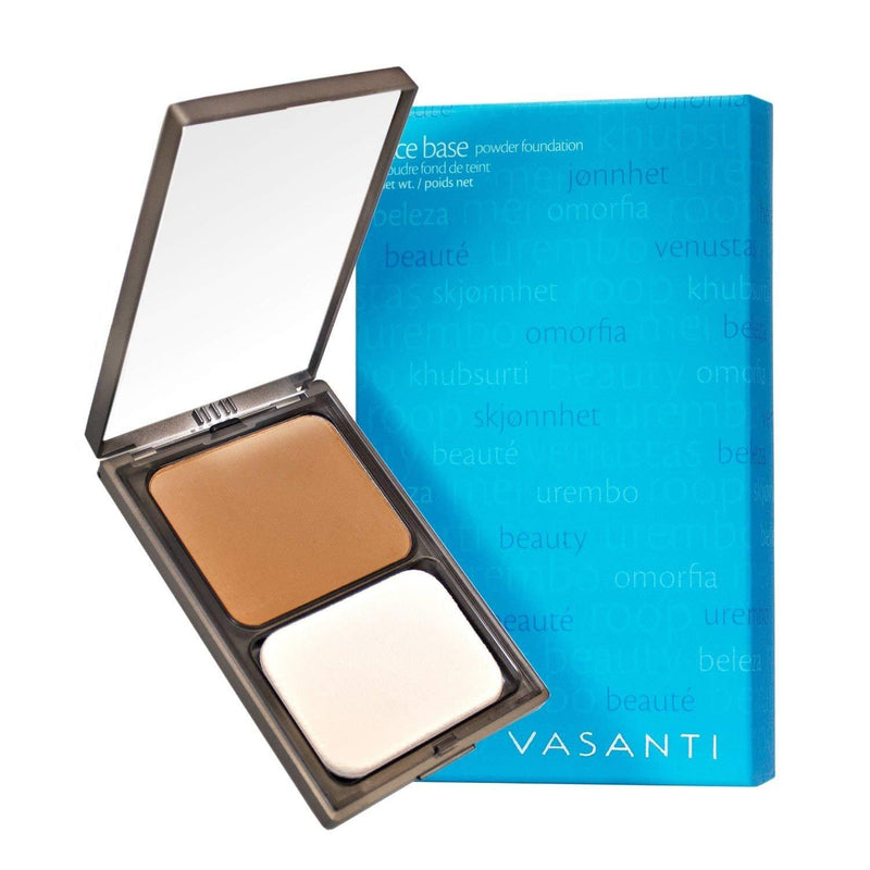Face Base Oil-Free Powder Foundation with Mineral Pigments by VASANTI - Loose Finishing Powder - Paraben-Free, Never Tested on Animals - Get Glowing Skin Now! (V1 - Fair to Light) V1 - Fair to Light - BeesActive Australia