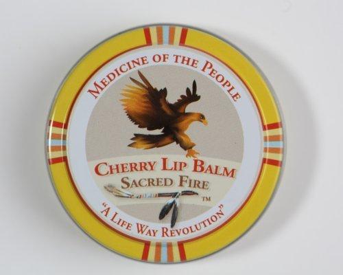 3 Tins of Navajo Medicine Of The People Cherry Lip Balm - Sacred Fire - 0.75 oz Each - Christmas Stocking Stuffer - Powwow - BeesActive Australia