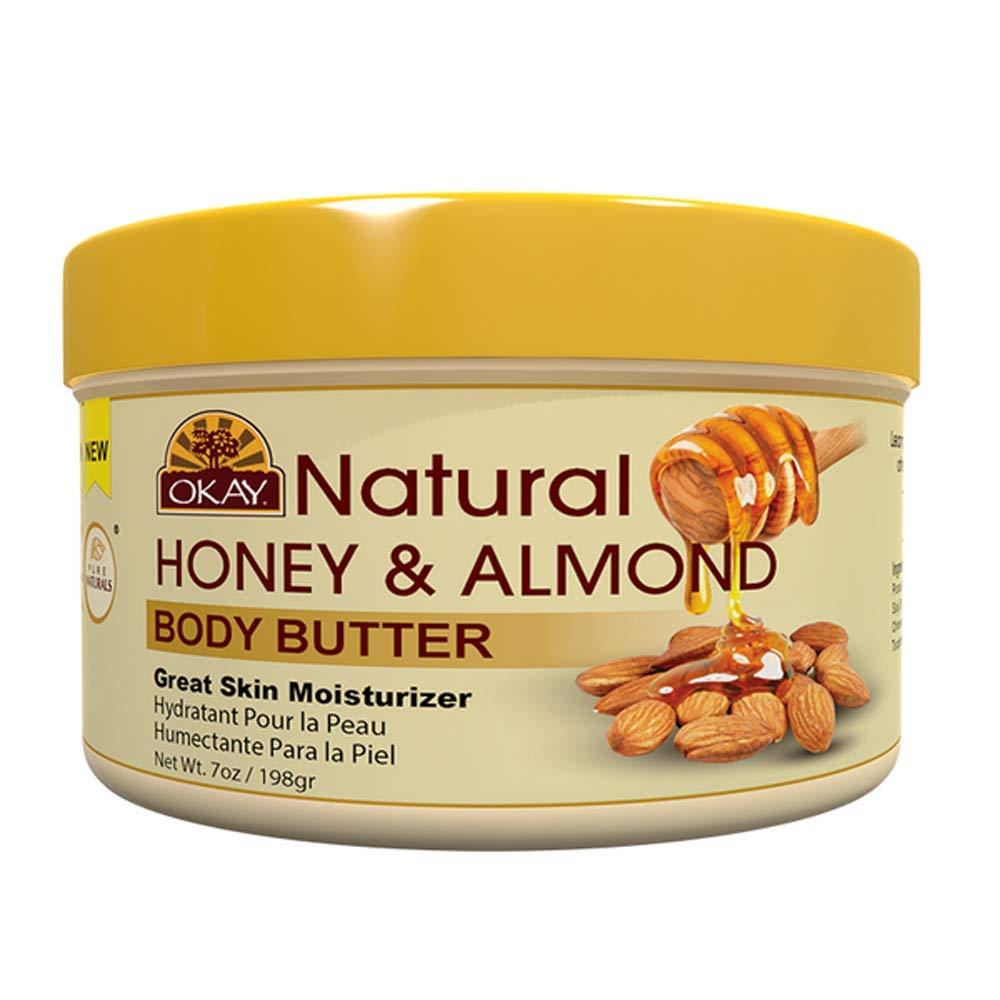 OKAY | Almond Butter | For Hair and Skin | Replenish & Hydrate | With Almond Oil | 100% Natural | 7 oz ( Pack May Vary ) - BeesActive Australia