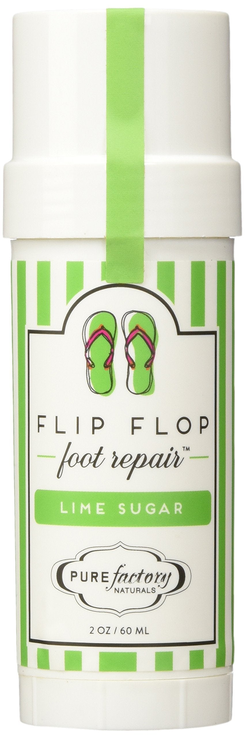 PureFactory Naturals Flip Flop Foot Repair 2 Oz. - Lime Sugar - BeesActive Australia