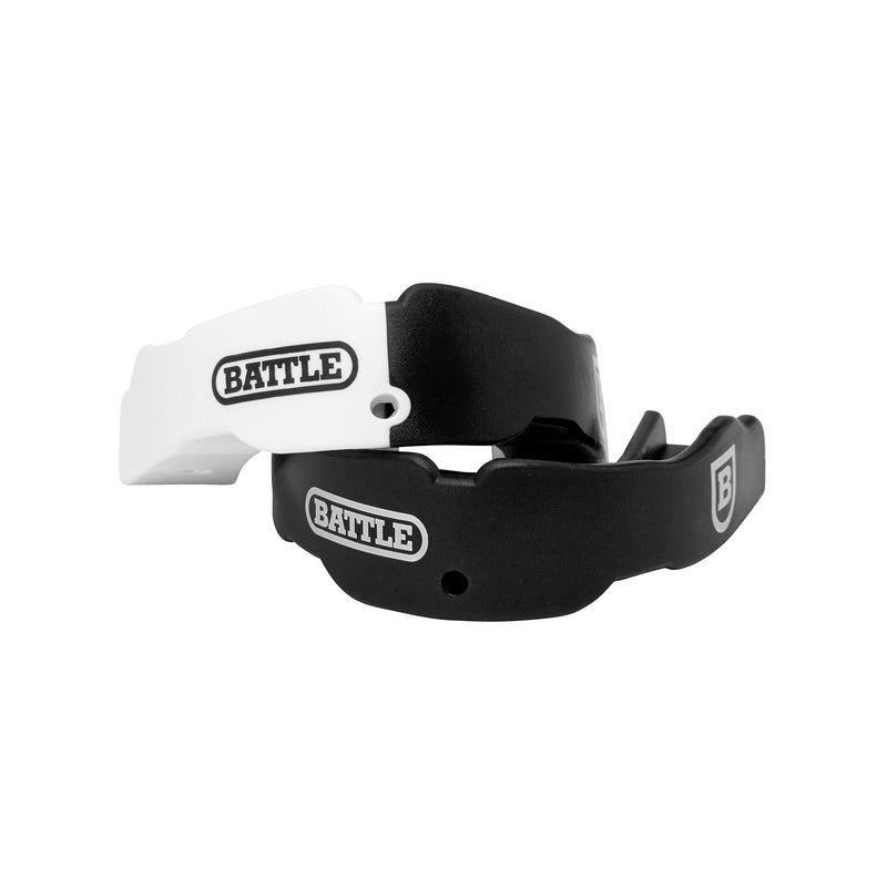 [AUSTRALIA] - Battle 2-Color Mouthguard (2-Pack), Black, Youth 