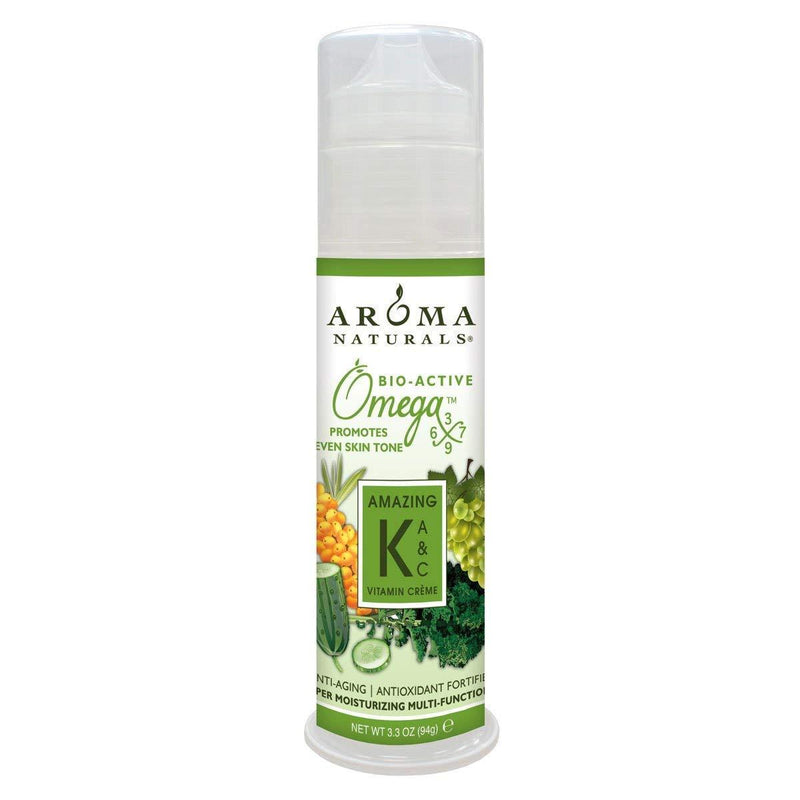Aroma Naturals Vitamin K plus A and C Omega-X Moisturizing Vitamin Cream, 3.3 Ounce - BeesActive Australia