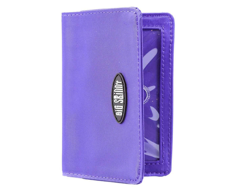 Big Skinny Card Case Slim Wallet, Holds Up to 16 Cards Purple - BeesActive Australia