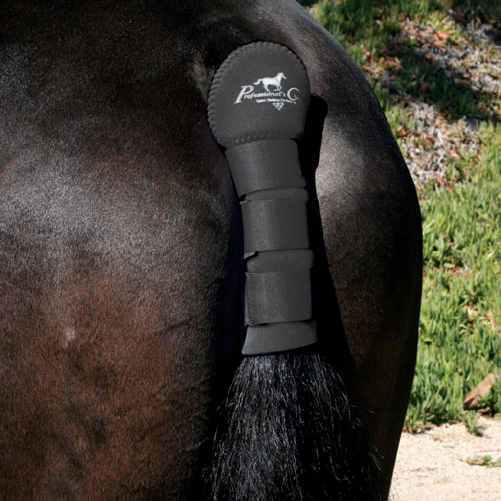 Professional Choice Adjustable Western Horse Tail Wraps Black - BeesActive Australia
