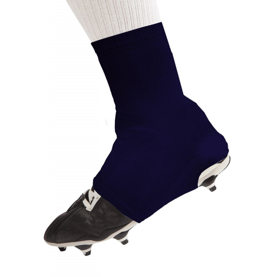 [AUSTRALIA] - The Original Razur Spats Cleat Covers with Patented Debris Inhibitor (TDI) Technology | Perfect for Football Lacrosse Soccer and More! Navy Small (Shoe Size 4-6) 