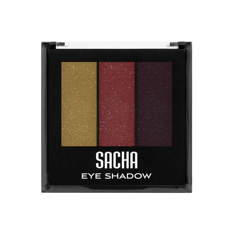 Trio Eye Shadow by Sacha Cosmetics, Best Highly Pigmented Eyeshadow Makeup Powder, Shimmer Glitter & Matte Colors, 1.2 Oz, Perfect Wendy 1 - BeesActive Australia
