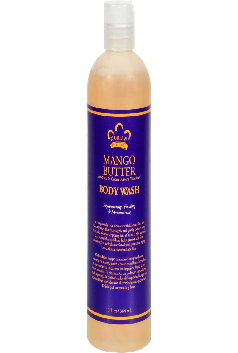 Nubian Heritage Mango Butter Body Wash With Shea Butter & Vitamin C, 13 Oz, Packaging May Vary - BeesActive Australia