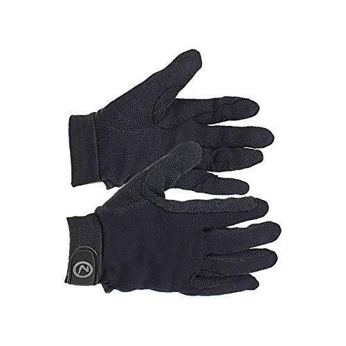 [AUSTRALIA] - Horze Fleece Gloves with Silicone Grip Small Black 