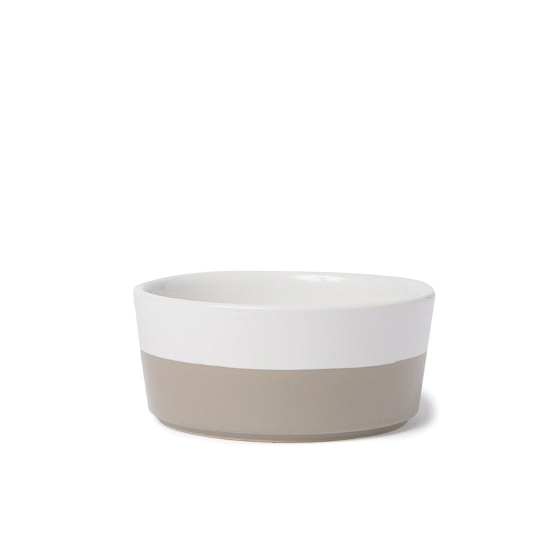 Waggo Dipper Ceramic Dog Bowl Vintage Grey, Large - BeesActive Australia