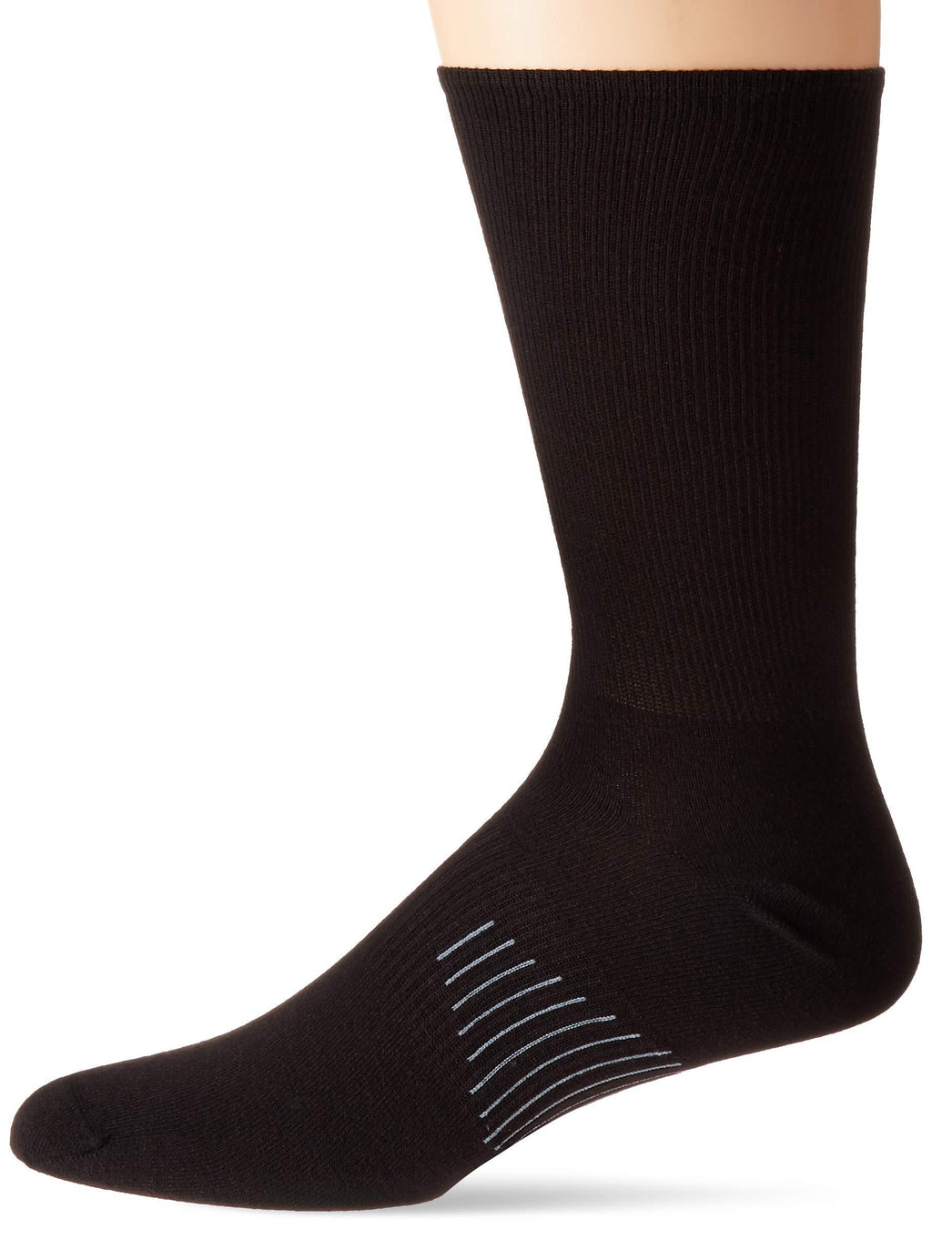 [AUSTRALIA] - WrightSock Men's Ultra Thin Crew Large Black 