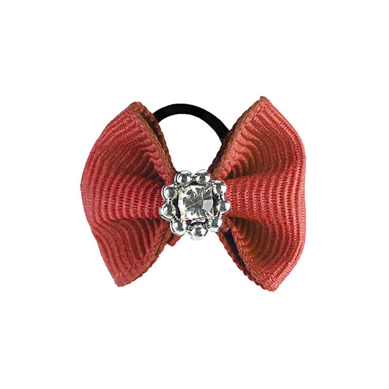 HORZE Sparkling Mane Bows One Size Red - BeesActive Australia