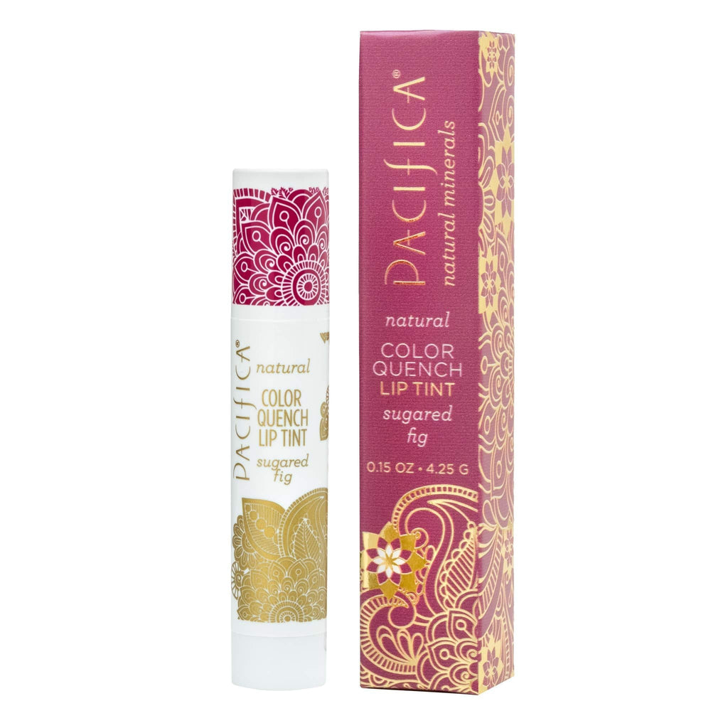 Pacifica Beauty Color Quench Natural Lip Tint, Sugared Fig, 0.15 Ounce Sugared Blossomfig - BeesActive Australia
