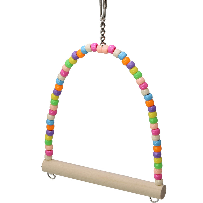 Bonka Bird Toys 1324 Swing Bird Toy Parrot cage Toys Cages Parakeet Cockatiel Finch Lovebird Budgie - BeesActive Australia