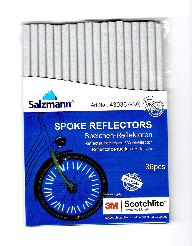 Salzmann 3M Spoke Reflectors for Bicycles | High Visibility| Made with 3M Scotchlite | 36 Pieces - BeesActive Australia