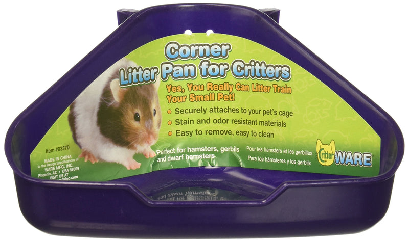 Corner Litter Pan for Critters - BeesActive Australia