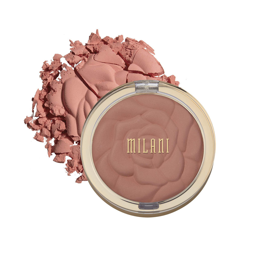 Milani Rose Powder Blush - Romantic Rose (0.6 Ounce) Cruelty-Free Blush - Shape, Contour & Highlight Face with Matte or Shimmery Color - BeesActive Australia