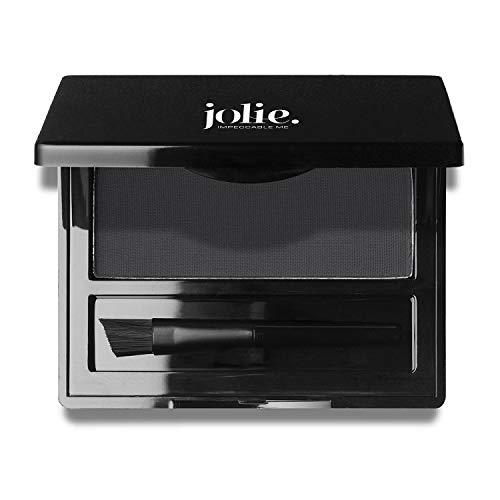 Jolie Brush on Brow Pressed Eye Brow Powder (Charcoal) Charcoal - BeesActive Australia