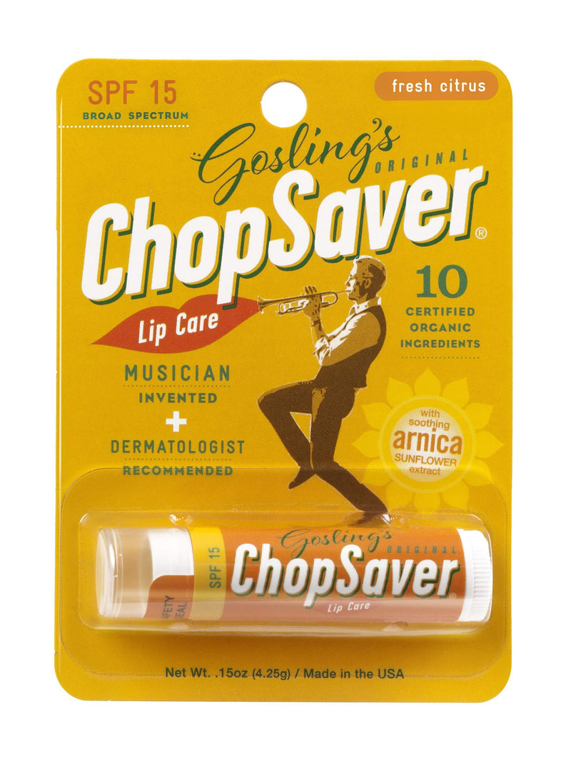 Goslings Original ChopSaver SPF 15 Lip Care, 0.15 Oz (Pack of 6) - BeesActive Australia