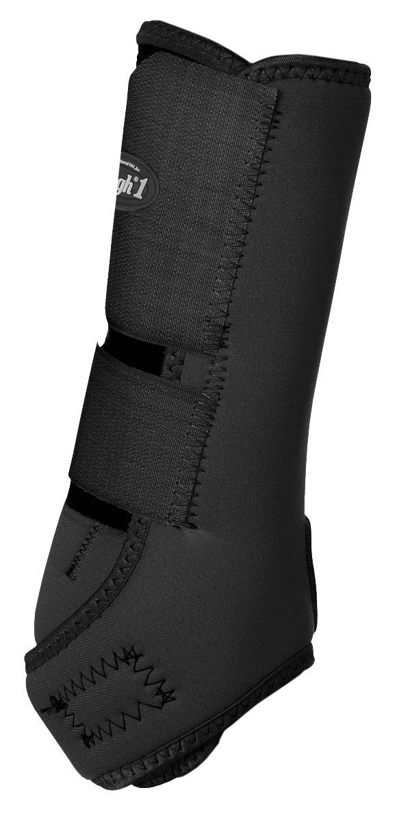 [AUSTRALIA] - Tough 1 Economy Vented Rear Sport Boots, Black, Medium 