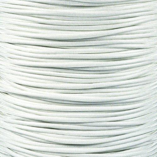 [AUSTRALIA] - PARACORD PLANET 10 20 25 50 100 Foot Hanks and 250 1000 Foot Spools of Parachute 550 Cord Type III 7 Strand Paracord White 100 Feet 