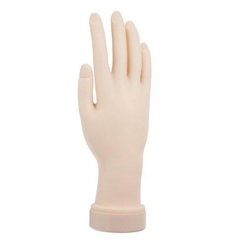 Nail Art Soft Practice Hand Flexible Silicone Prosthetic Hand Manicure tool - BeesActive Australia