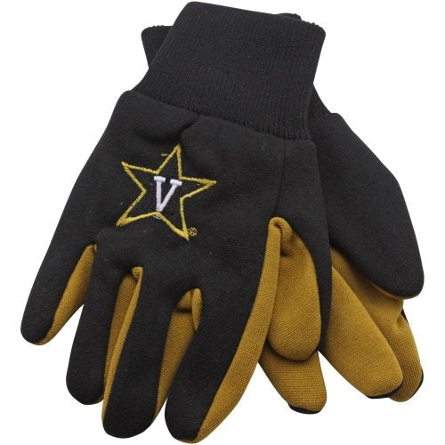 FOCO NCAA Youth Brigham Young University Utility Glove Vanderbilt Commodores One Size Team Color - BeesActive Australia