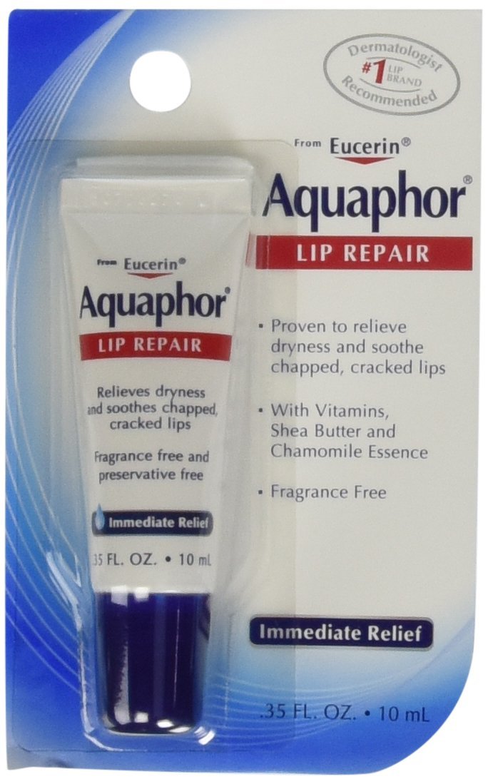 Aquaphor Lip Repair Tube Blister Card, 0.35 Ounce (Pack of 4) - BeesActive Australia
