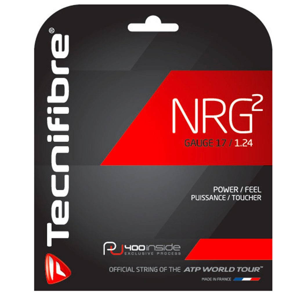 [AUSTRALIA] - Tecnifibre NRG2 17 Gauge (1.24) Natural String pack - 40 feet 