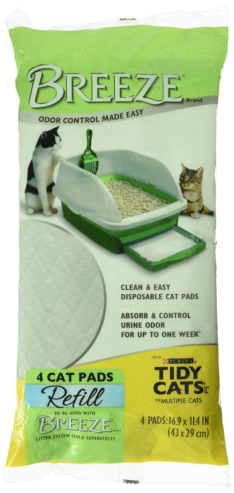 Tidy Cats Breeze Cat Pads 4 / pack - BeesActive Australia
