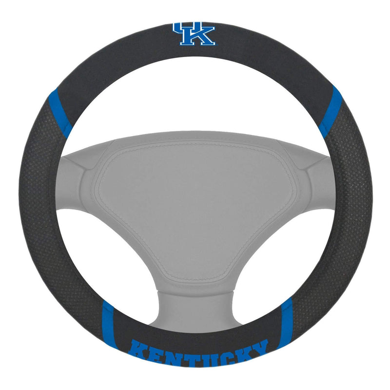 FANMATS NCAA University of Kentucky Wildcats Polyester Steering Wheel Cover,15"x15" - BeesActive Australia