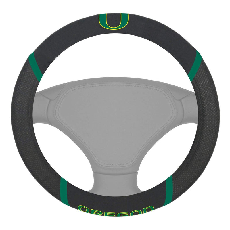 FANMATS - 14924 NCAA University of Oregon Ducks Polyester Steering Wheel Cover 15"x15" - BeesActive Australia