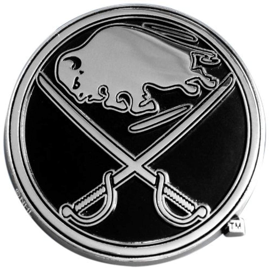 FANMATS NHL Buffalo Sabres Chrome Team Emblem, 3"x3" - BeesActive Australia