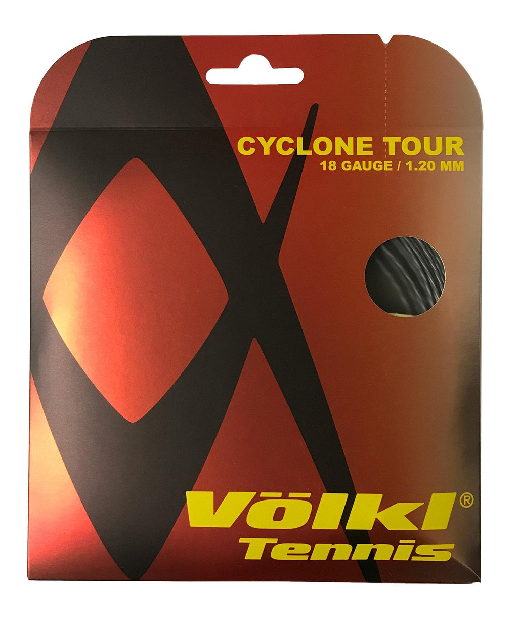 VOLKL V23618:SET Cyclone Tour 18G Tennis String Anthracite - BeesActive Australia