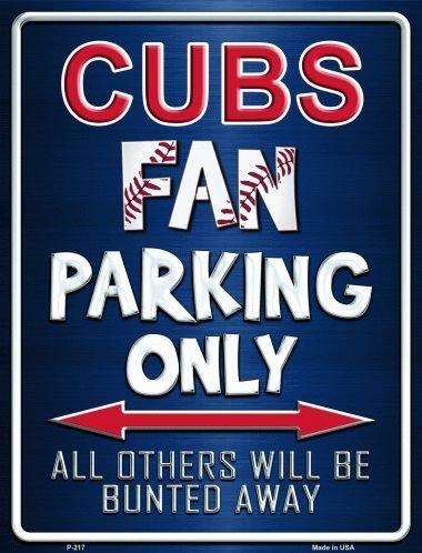 Smart Blonde Cubs Metal Novelty Parking Sign P-217 - BeesActive Australia