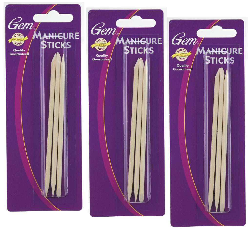 Nail Manicure Sticks. 3-pack (9 Total) - BeesActive Australia
