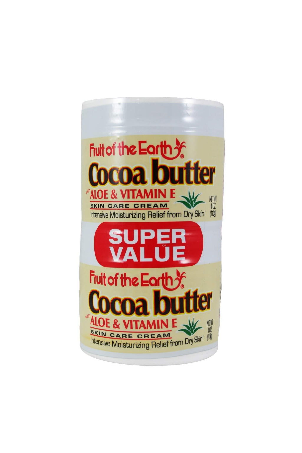 Fruit Of The Earth (Buy 1 Get 1 Free) Cream Cocoa Butter 4 Ounce Jar (118ml) - BeesActive Australia
