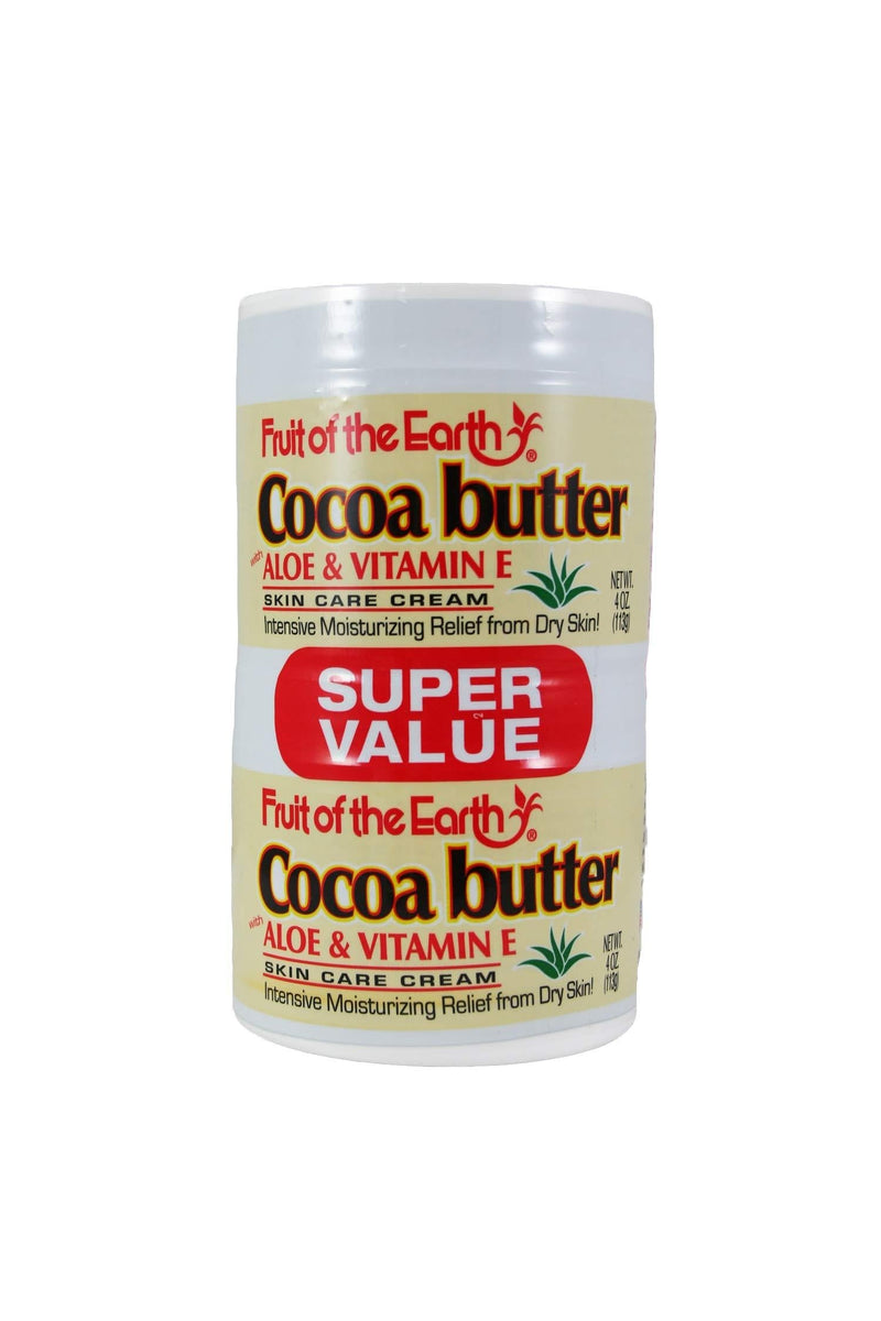 Fruit Of The Earth (Buy 1 Get 1 Free) Cream Cocoa Butter 4 Ounce Jar (118ml) - BeesActive Australia